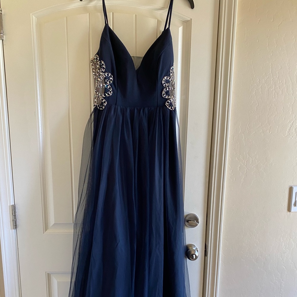 Blue formal dress